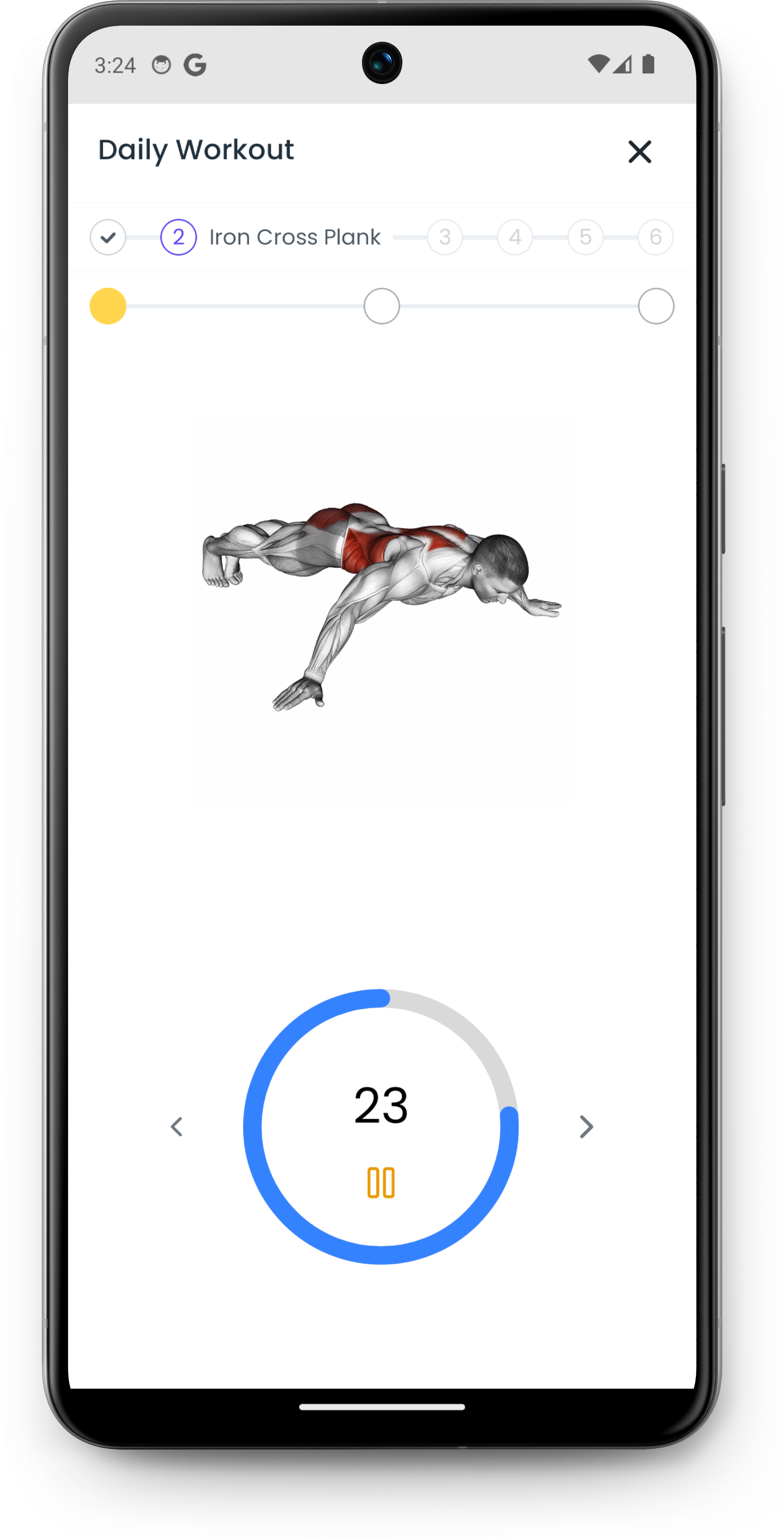 Fitness League App Workout